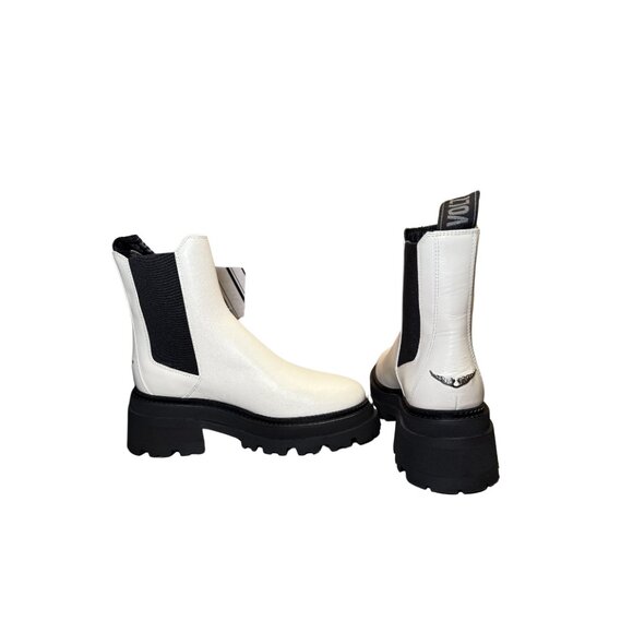 Zadig & Voltaire Ride Chelsea Boot White NEW - Picture 8 of 16